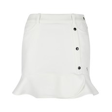 까스텔바작 여성용 골프 기모 사선 여밈 밑단 플레어 큐롯 스커트 BGAWCU705