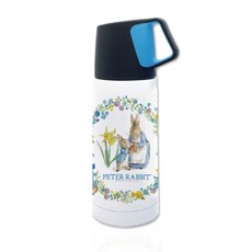 PETER RABBIT 比得兔 彈蓋式手把保溫瓶, 藍色