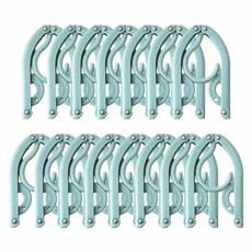 케이에이치 여행용 접이식 옷걸이, 블루, 15개