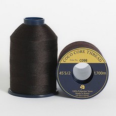 COTTONVILLE Coco Thread 優質縫紉線 45S/2 1700m, C098, 2入