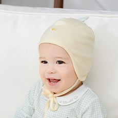 Tartine et Chocolat 嬰幼兒 U 格紋護耳帽 Y