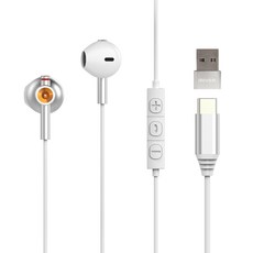 IRIVER 7.1 開放式降噪 C-Type USB 電競耳機, 白色, IGE-M1C