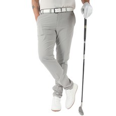 自由風格 男款夏季側邊鬆緊帶彈性涼感高爾夫長褲 SHV-128