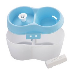 Ding Dong寵物貓低噪音淨水器, 藍色, 單品