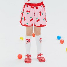 emotioncastle Premiere Farm 女童款 奇妙萌可 紅櫻桃 梭織褲