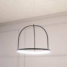 원하 베니스 1등 LED 50W 펜던트 조명, 블랙