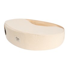 mothers baby Cuna 貼身 D 字型 哺乳枕 米色 60x26x16 公分