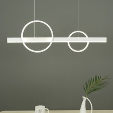 LED 샬롯 팬던트조명 40W, 화이트