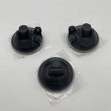 지토스 차량용 창문 햇빛 가리개 걸이용 흡착판 + 본체형 흡착판 2p, 블랙, 1세트
