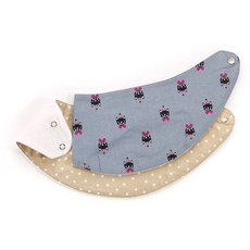 KKAKKUNGNORITER Peek-a-boo Playground 孩童刺繡香蕉圍巾圍兜 2 件 C 套