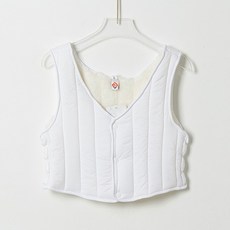 마켓에이 여성용 숏 이너 벨벳 라인 조끼