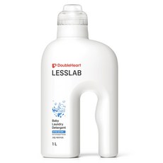 DoubleHeart LessLab 嬰兒紡織洗滌劑, 1L, 1入