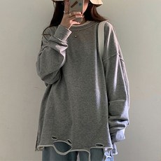 무지 맨투맨 빈티지한 빅사이즈 임산부 긴팔티