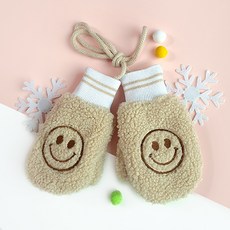 woojooi 兒童微笑連指手套