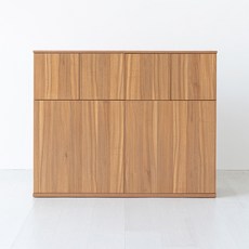 마켓비 피크 수납장 6칸 세로형 방문설치, 라이트브라운