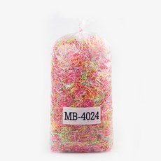 soosda 大容量彩色橡皮筋 1kg 女士髮圈 多種顏色髮帶