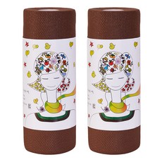 bebesom 拋棄式菜瓜布, 棕色, 2個, 60個