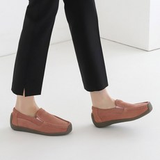 유니크9 여성용 가죽 제린 스웨이드 로퍼