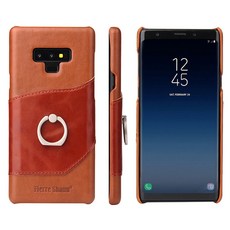 모든지 벨트링 가죽 카드 휴대폰 케이스