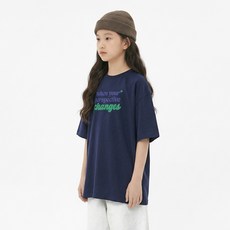 제니키즈 오버핏 체인지 반팔 티셔츠 JN2102T