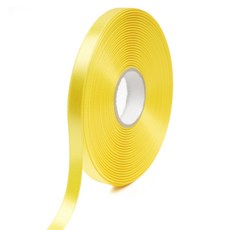 포포팬시 뭉구 프리미엄 유광 단면 공단 리본 10mm, 12 노랑, 1개, 45m 12 노랑, 1개, 45m