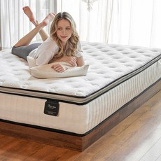 Hello 더화이트 필로우탑 메모리폼+5zone 포켓스프링 프리미엄 매트리스 방문설치, 32cm, 미디엄하드