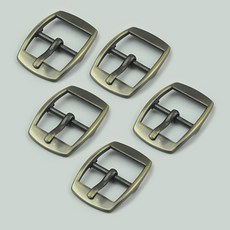 MaDaKkuMi 包包背帶裝飾 DIY手工藝 H型扣環 19mm 5入, 古銅金色(扣環), 1套