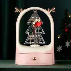 Ants Meritree 旋轉式珠寶首飾收納盒, 1個, 粉紅色