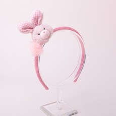 HAIRBOW 兔子毛球髮帶