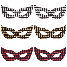 Livingda 奢華眼膜 3 件套, 1套, 格子銀、格子金、格子紅