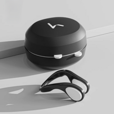 Kelbon 游泳防水矽膠鼻夾, 黑色, 1個