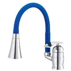 Olivia廚房鵝頸單孔水槽藍色, 1個