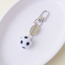 SK I&D 運動球鑰匙圈 足球, 1個, 混合色