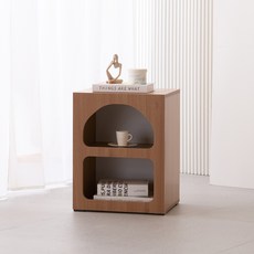 제이디퍼니처 국내제작 모디 390 다용도 수납 협탁 L(390 x 315 x 510 mm), 아카시아, 1개