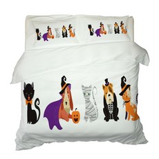 插圖印花被套 140*200cm+枕頭套 40*70cm