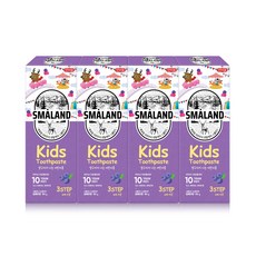 SMALAND 第3階段孩童牙膏, 80g, 4入