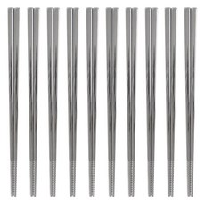 kitchen U 304不鏽鋼真空筷 23公分, 銀, 單品, 10個