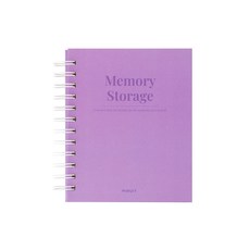 MINUIT 記憶收納自黏式相簿, 紫色, 50張