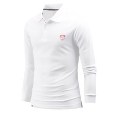 다꾸앙 남성용 카라넥 긴팔 레드실드 PK 카라 티셔츠 E01P7_ql3570