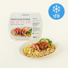 그리팅 뷰티핏 바비큐 닭가슴살 & 귀리볶음밥 (냉동), 240g, 1개