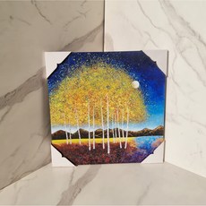 INTODECO 生命之氣 生命之水 壁掛裝飾畫框 混合色, 黑色(畫框背面)