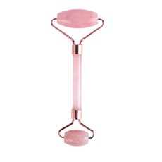 水晶玉石按摩滾輪, 粉色的, 1個