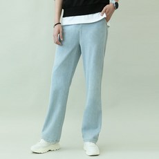 블루포스 남성용 언테빈 밴딩 포켓 데님 청바지