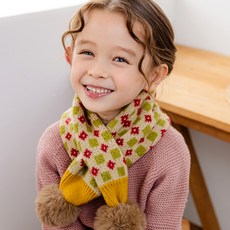 chenny bongbong 兒童鄉村風迷你圍巾