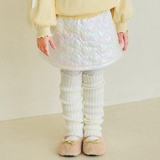 hejmini 女童粉紅光束鐳射鋪棉短裙