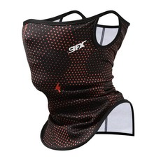 9FX 圖案印花耳掛式涼感運動面罩, 活化劑紅