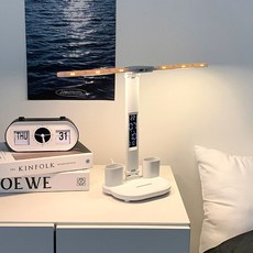 Dual LED檯燈 無頻閃, 白色