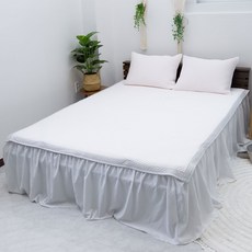 샵베딩 듀라론 냉감패드, 리본(베이비핑크)