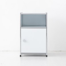 마켓비 심플리 협탁 BC647, 1개, 퓨어화이트