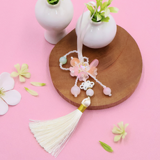 絲綢之路佳英花珠流蘇佩飾